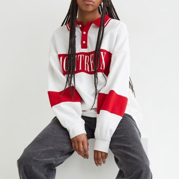 H&M Oversized Rugby Shirt - Picture 2 of 5